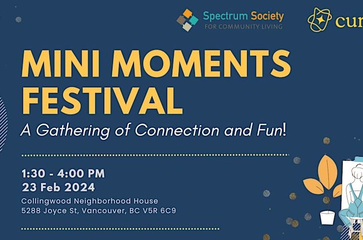 Mini Moments Festival ~ With Curiko & Spectrum Society